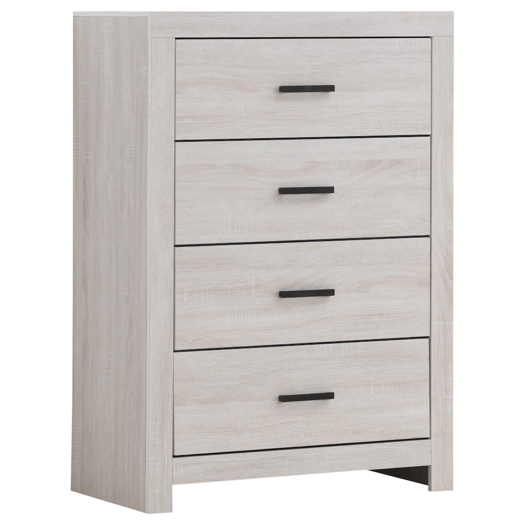 Brantford Farmhouse Wood 4-drawer Bedroom Chest