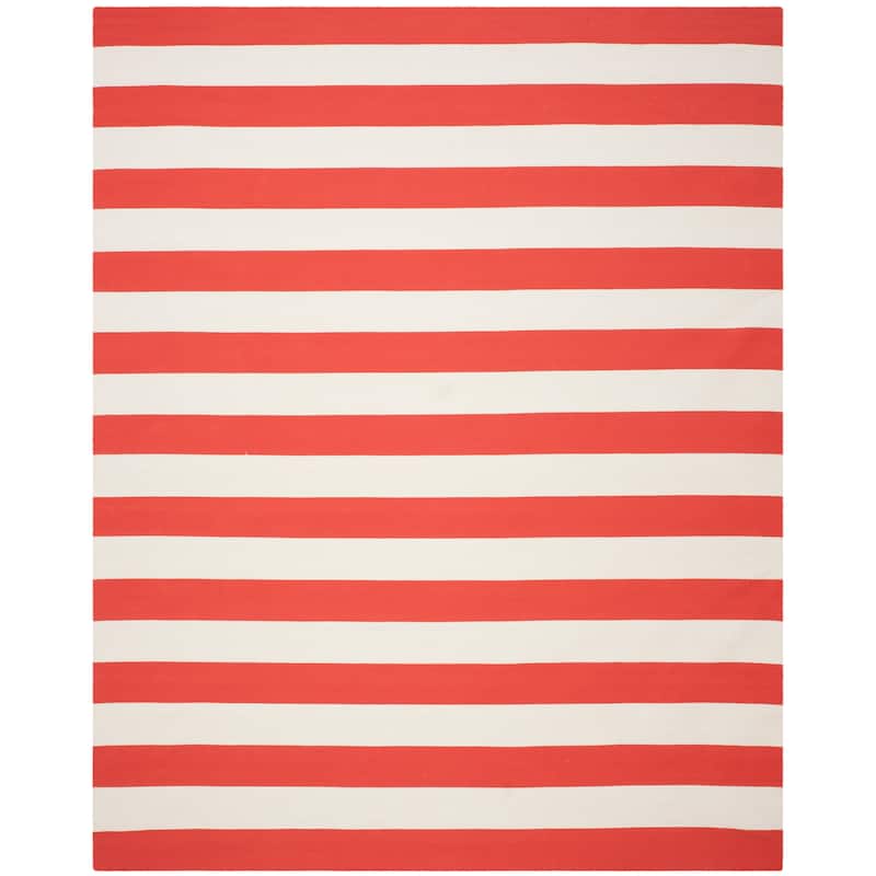 SAFAVIEH Handmade Montauk Geltrude Stripe Cotton Flatweave Rug