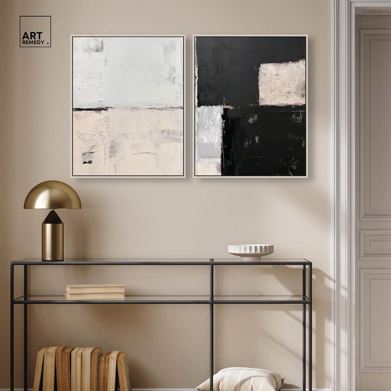 Shattered Symmetry I Canvas Set of 2 by Art Remedy