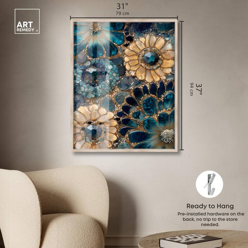 Opulent Geode III Shadowbox by Art Remedy