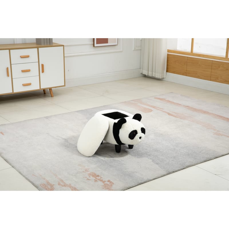 Animal Upholstered Storage Kids Ottoman
