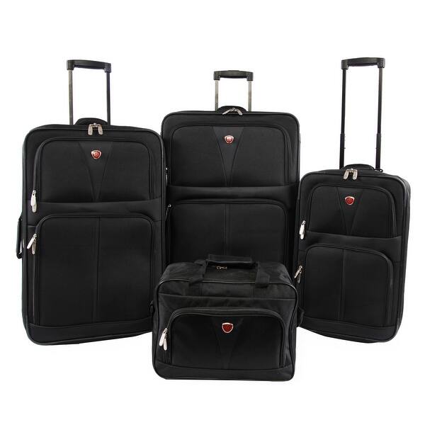 slide 1 of 3, Pacific Coast Royale Collection 4-piece Softside Luggage Set