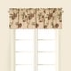preview thumbnail 1 of 2, Sierra Retreat Brown Pinecone Window Curtain Valance Set 2 - 15.5 x 72