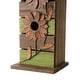 preview thumbnail 25 of 46, Glitzhome Hanging Distressed Solid Wood Birdhouse