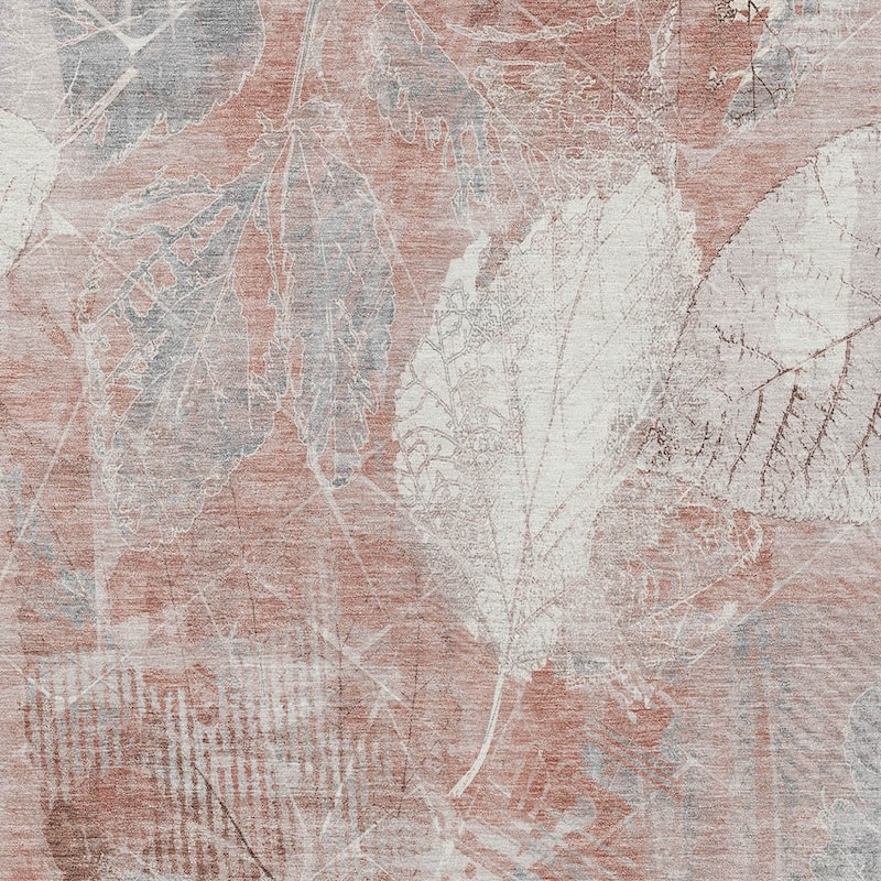 HomeRoots Floral Transitional Rectangle Outdoor Rug