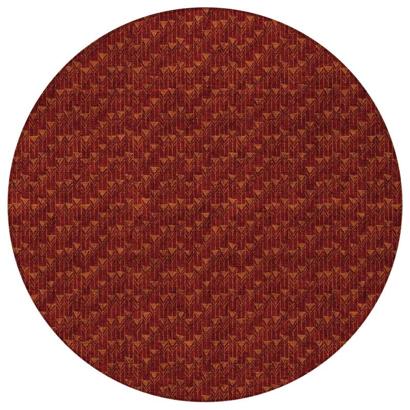 Lari Abstract Shapes Weather Resistant Versatile Elegance Outdoor Rug