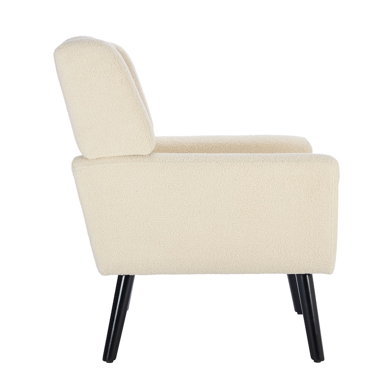 Teddy Accent Chair with Wood Legs