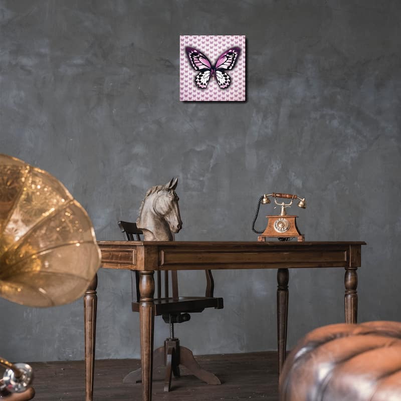 Matashi 5D Multi-Dimensional Wall Art - Custom Made 5D Purple Butterfly Wall Art Print