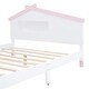 preview thumbnail 4 of 43, House-shaped Wood Platform Bed with Motion Activated Night Lights