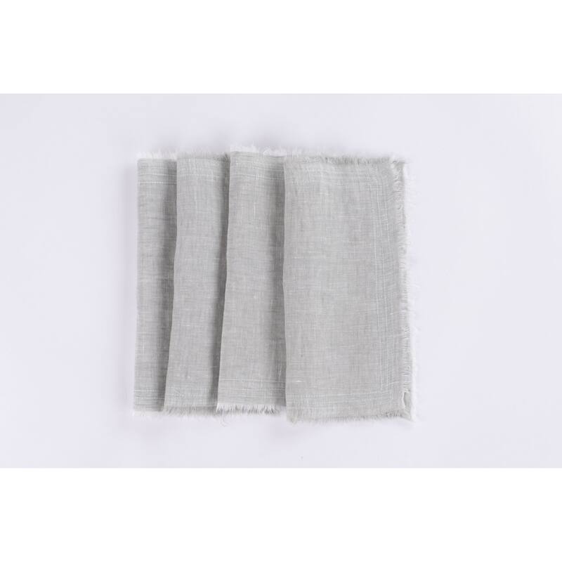 Brighton, Linen Cocktail Napkin Set (Set of 4)