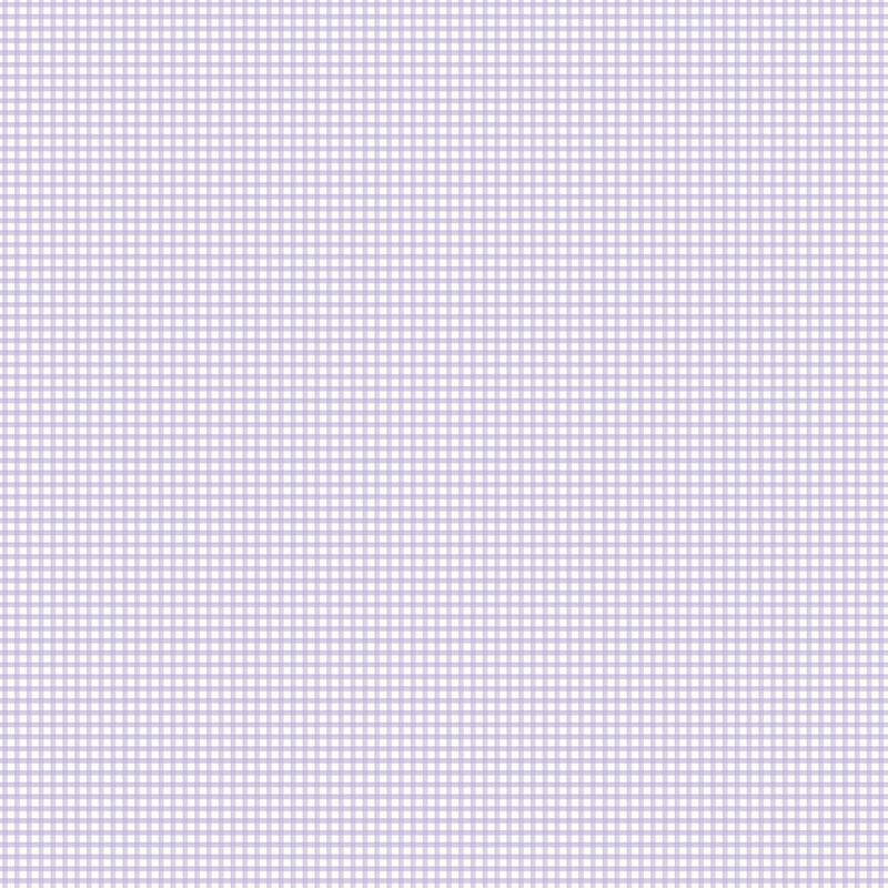 Galerie Wallcoverings Miniatures 2 Gingham Check Design Vinyl on Non-woven Matte Wallpaper Roll - 33 feet x 21 inches - Purple