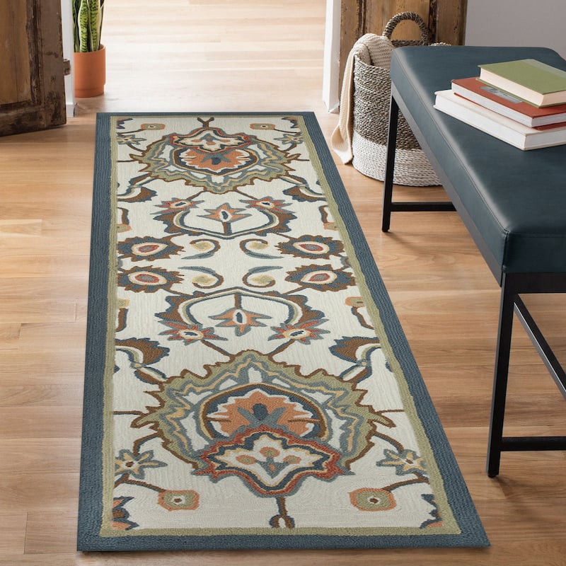 Liora Manne Capri Petra Indoor/Outdoor Area Rug Ivory
