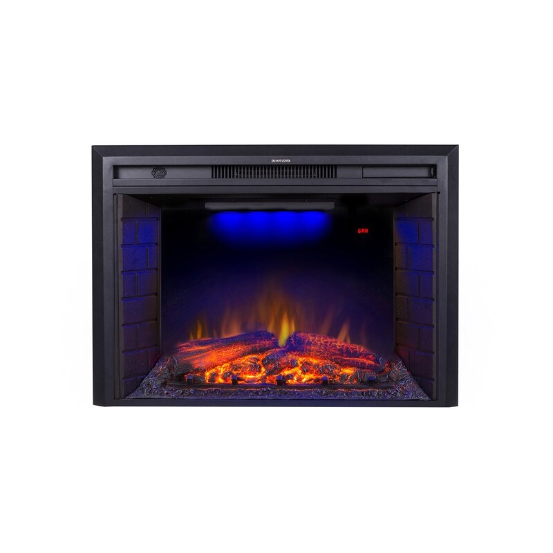 Electric Fireplace Insert Heater with Overheating Protection, Fire  Crackling Sound, Remote Control, 750/1500W - Bed Bath u0026 Beyond - 38908637