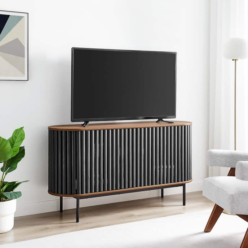 Fortitude 59" Oval Sideboard - Black