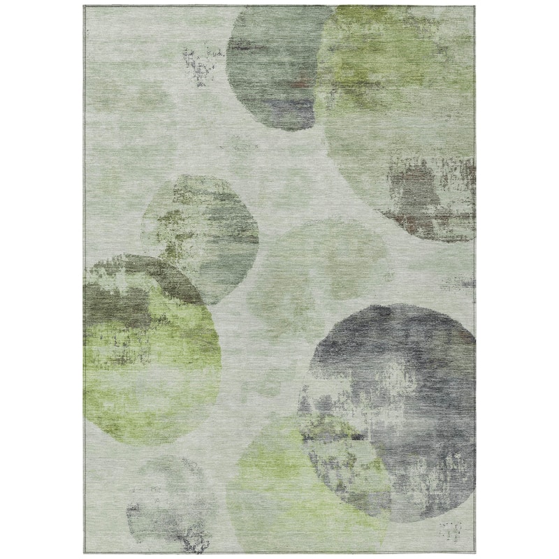 Machine Washable Indoor/ Outdoor Contemporary Micha Chantille Rug