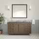 preview thumbnail 33 of 51, James Martin Vanities Chicago 60" Single Vanity, Whitewashed Walnut