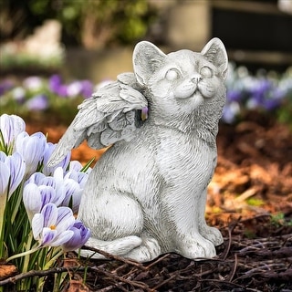 Design Toscano Medium Loving Friend Memorial Cat Angel - Bed Bath