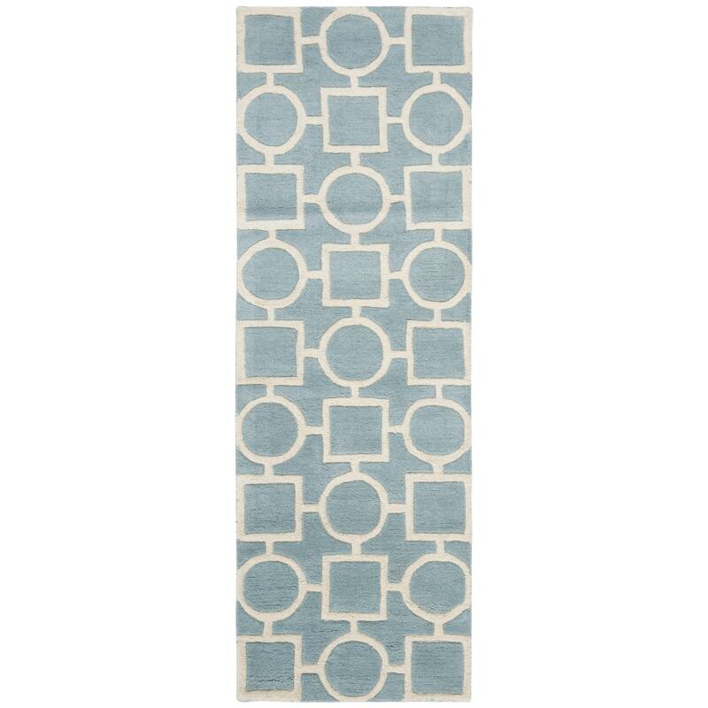 SAFAVIEH Handmade Chatham Alkinoi Modern Moroccan Wool Rug