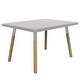 preview thumbnail 6 of 6, Kids Gray Wood Table and Stool Set