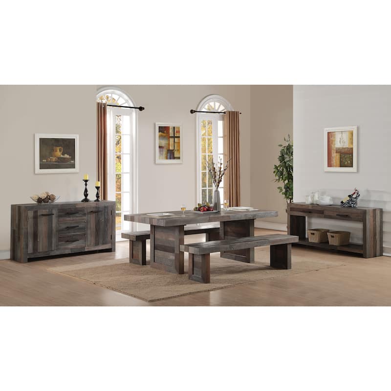 Carbon Loft Bluford Reclaimed Wood 82-inch Dining Table - 30Hx82Wx39D