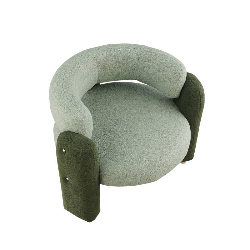 35.43" Accent Chair with Solid Wood Frame