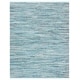 preview thumbnail 31 of 82, SAFAVIEH Handmade Rag Rug Bookem Casual Stripe Cotton Rug with Fringe 6' x 9' - Turquoise/Multi - Rectangle