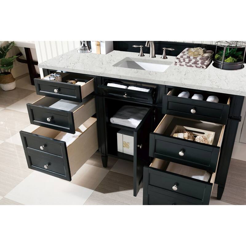 James Martin Vanities 650-V60S-FEJP Brittany 60" Free Standing Single