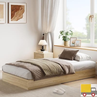 Modern Solid Wood Platform Bed Frame