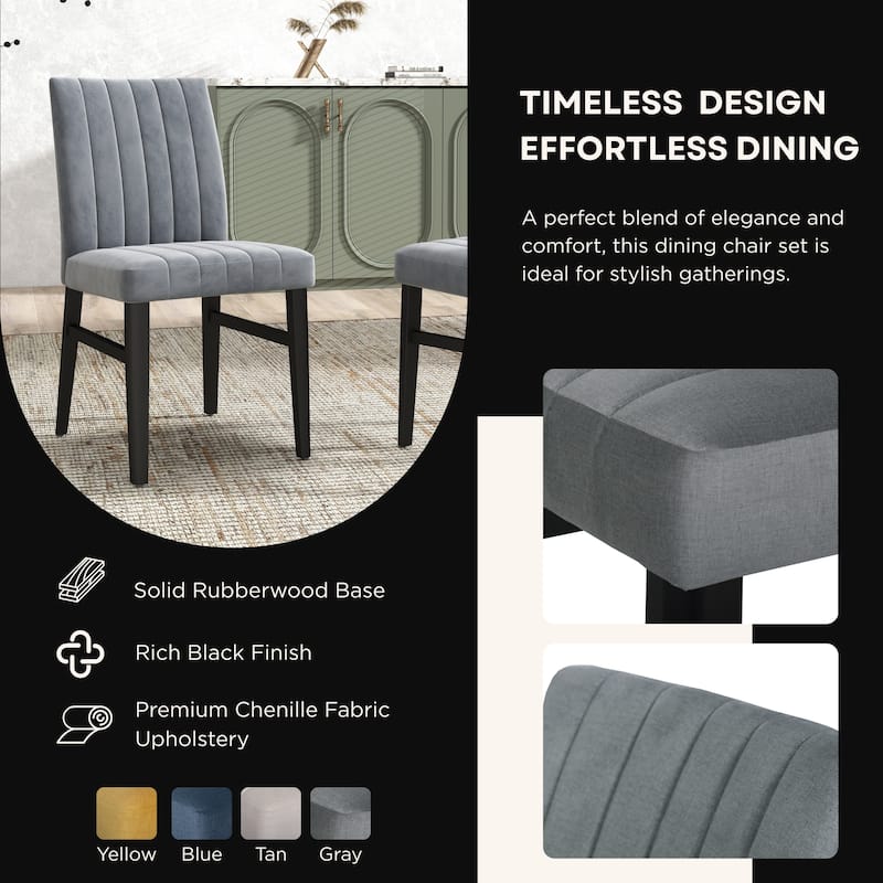 Roundhill Furniture Cavira 5-Piece Round Modern Dining Set