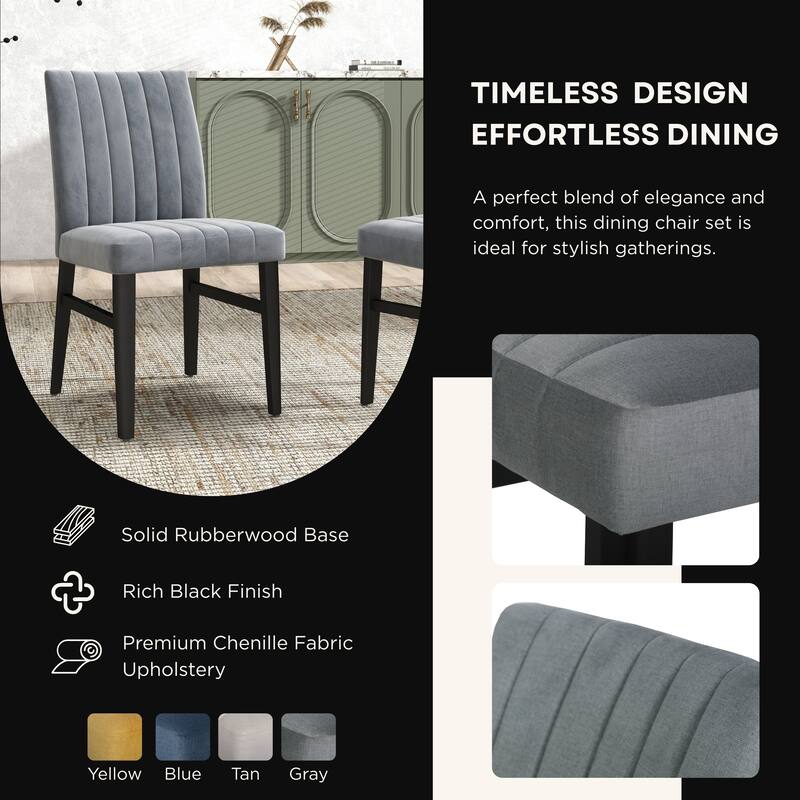 Roundhill Furniture Henriet 5-Piece Round Pedestal Dining Set