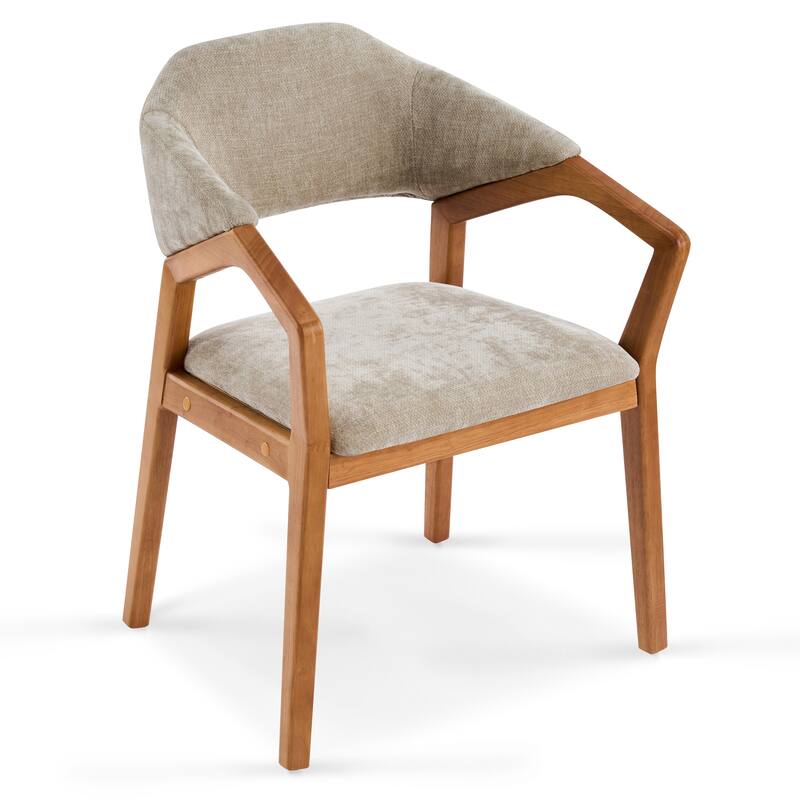 Christopher Knight Home - Avalon Modern Upholstered Dining Chair Set with Ergonomic Curved Backrest