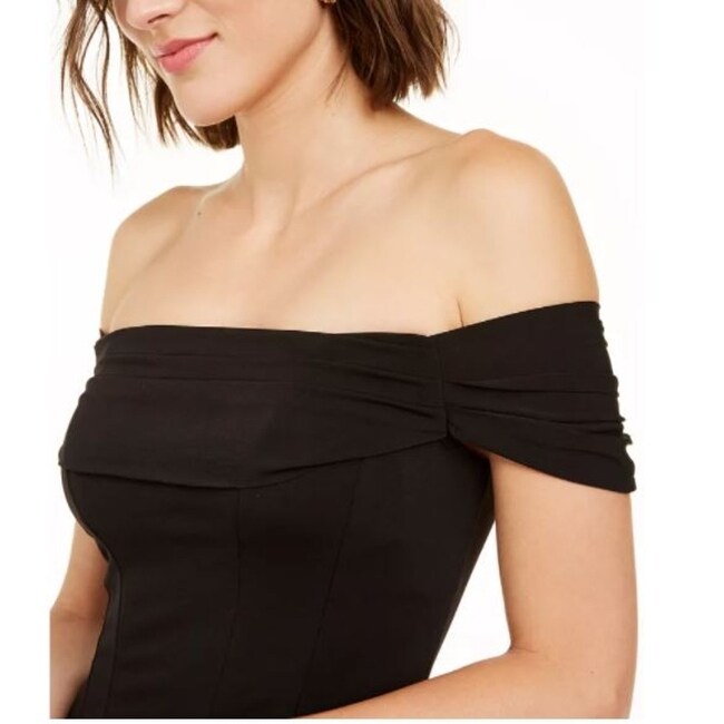 emerald sundae juniors cold shoulder bodycon dress $175 Emerald Sundae Womens Juniors Green Cold Shoulder Bodycon Dress Size S
