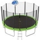 preview thumbnail 3 of 7, Trampolines 15FT Round Trampoline with Enclosure