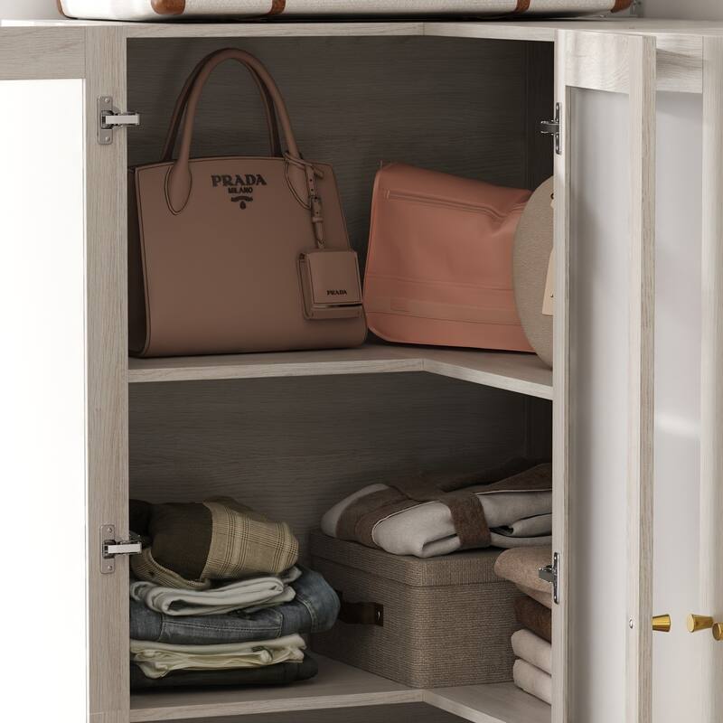 Elegant White Modular Bookcase: Stylish and Flexible Storage Solution for Your Home