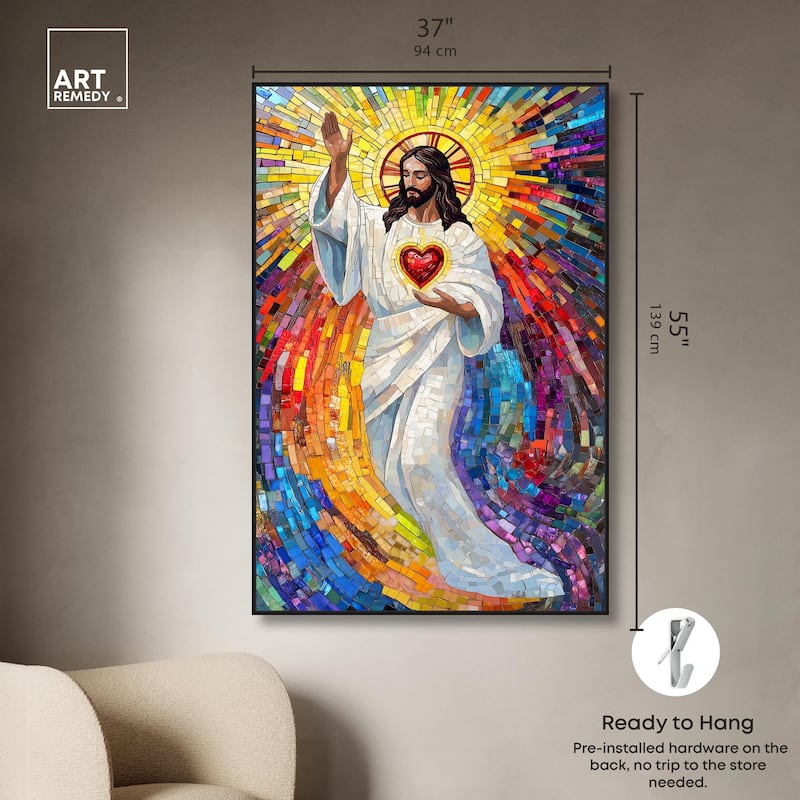 Blocks of Benediction II Canvas by Art Remedy