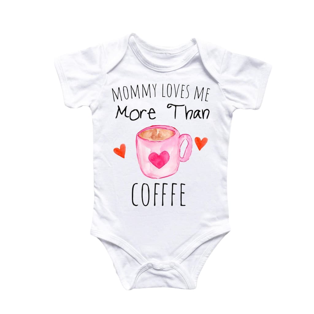 Coffee Latte Love - Baby Boy Girl Clothes Infant Bodysuit Funny Cute Newborn