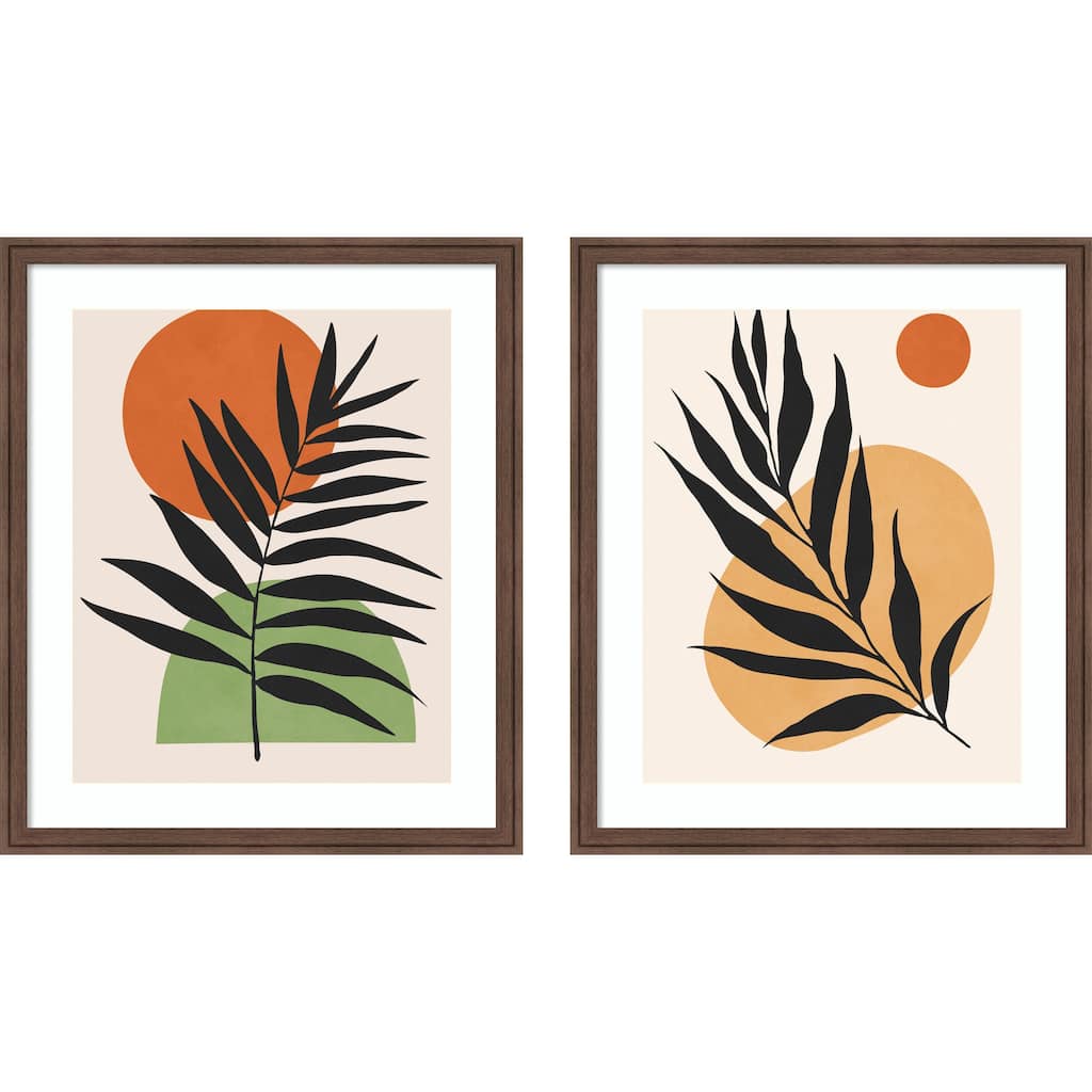 Watercolor Floral No. 6 & 8 2 Piece by Vitor Costa Framed Wall Art Prints