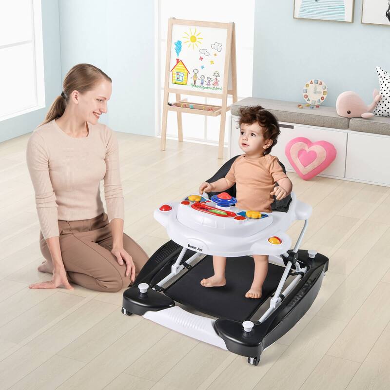 Costway 6 in 1 Baby Walker Adjustable Toddler Walker & Activity Center - See Details