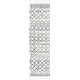 preview thumbnail 47 of 62, SAFAVIEH Berber Fringe Shag Liller Trellis Area Rug 2'2" x 10' Runner - Cream/Blue - Runner