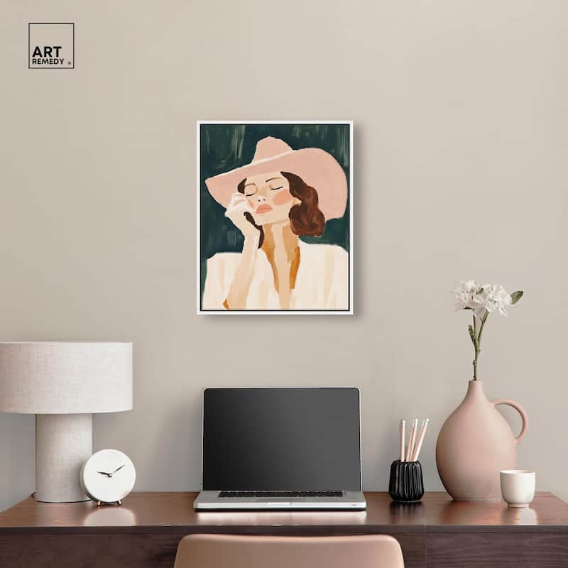 Sun Hat Canvas by Art Remedy