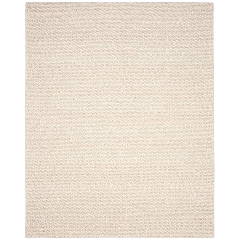 SAFAVIEH Natura Edita Handmade Wool Rug - 11' x 15' - Ivory
