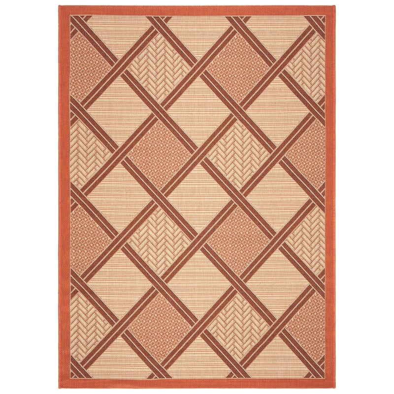SAFAVIEH Courtyard Darlyne Indoor/ Outdoor Waterproof Patio Backyard Rug