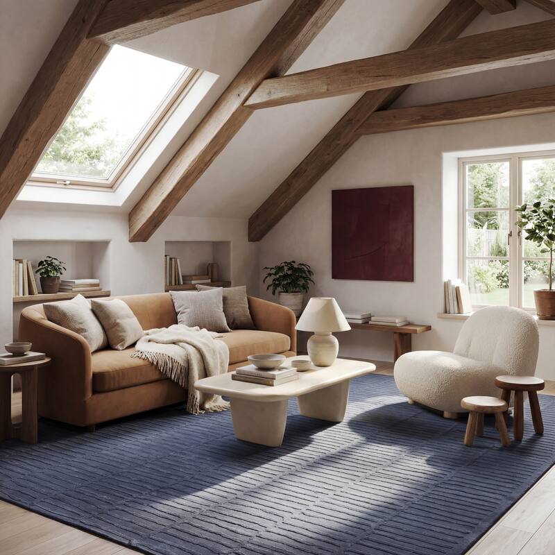 Nuloom Kailani Geometric Machine Washable Area Rug - 3' x 5' - Blue