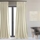 preview thumbnail 21 of 42, Exclusive Fabrics Solid Faux Dupioni Pleated Blackout Curtain Panel