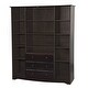 preview thumbnail 12 of 13, Palace Imports 100% Solid Wood Shelf for Family, Grand, Flexible Wardrobe Armoires