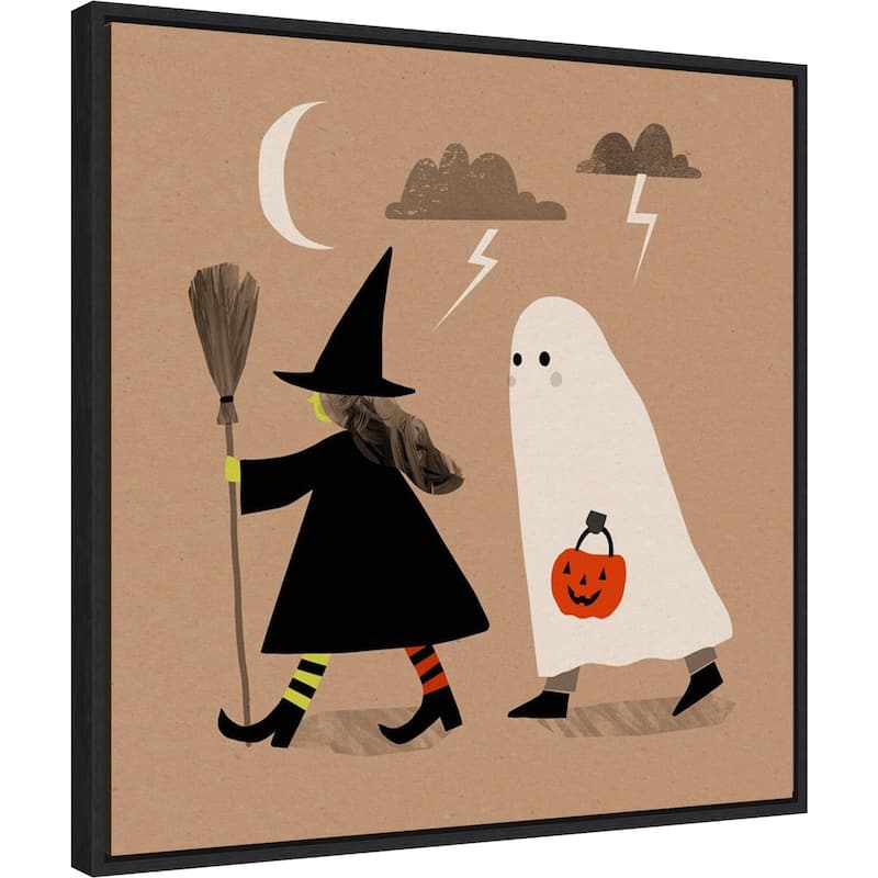 Amanti Art Graphic Halloween III Framed Canvas Wall Art