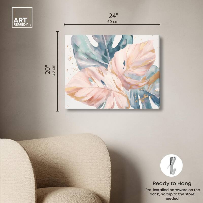 Golden Spritz Canvas by Art Remedy, Gallery Wrapped