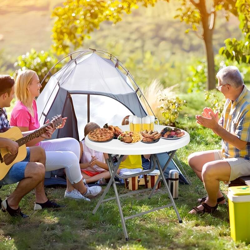 32'' Portable Folding Circular Table
