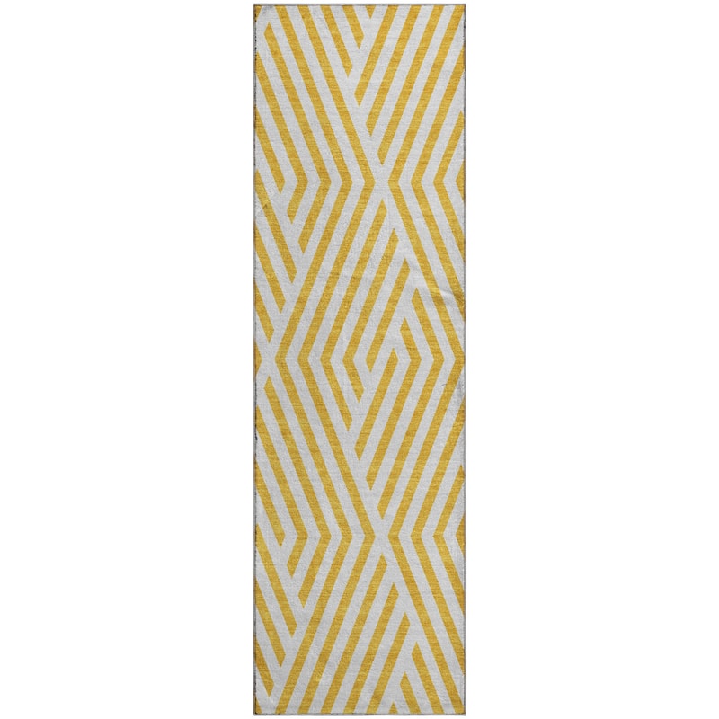Premium Washable Super Soft Contemporary Geo Mayfield Rug