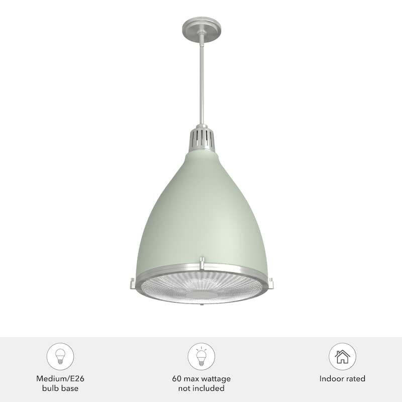 Hunter Bluff View Retro 16" 3-Light Pendant - Kitchen Island, Dining Room, Entry - Mid-Century Modern, Industrial, Transitional